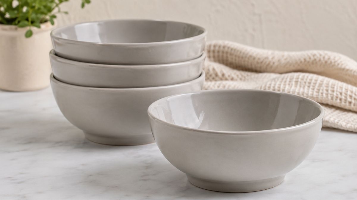 Serve Every Meal in Style With the Amazon Basics Stoneware Bowl Set